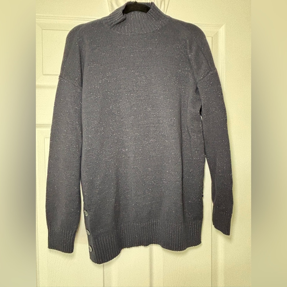 LC Lauren Conrad Women’s Navy Crewneck Sweater